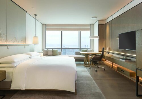 Внешний вид отеля Shenzhen Marriott Hotel Nanshan в Шэньчжэни, фото 2