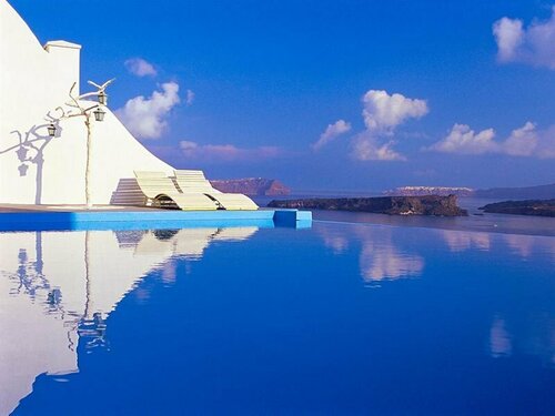 Внешний вид отеля Astarte Suites в Муниципальной единице Фирах, фото 2