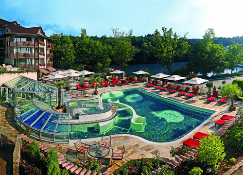 Внешний вид отеля Romantischer Winkel RoLigio & Wellness Resort в Бад-Саксхе, фото 4