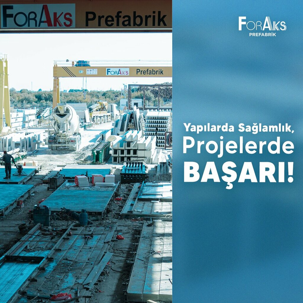 Prefabricated buildings Foraks Prefabricated Building Elements Industry and Trade Inc, Dosemealti, photo