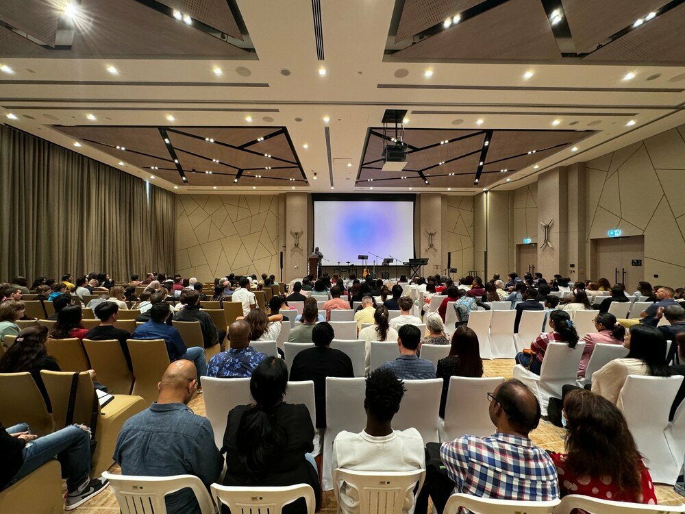 Protestant church Emirates Baptist Church International, Dubai, photo