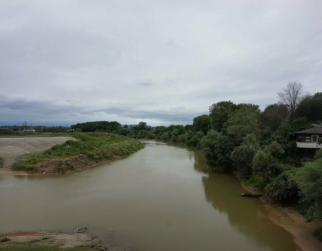 Memorial site, local landmark Historic Sakarya River Bridge, Adapazari, photo