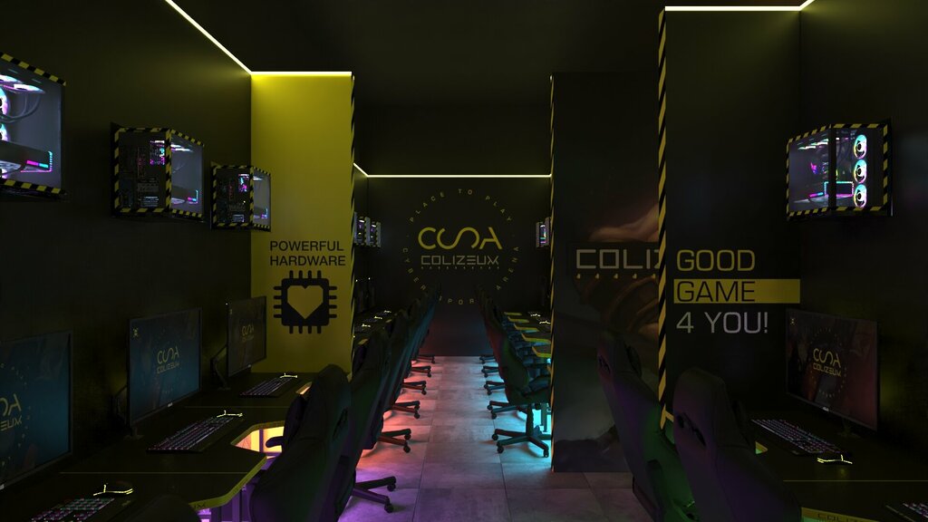 Computer club Colizeum Dubai Marina, gaming club, Dubai, photo