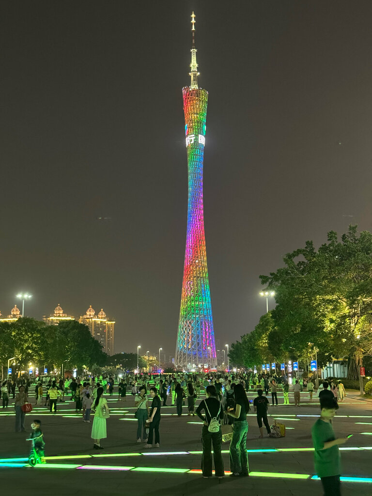 Landmark, attraction Guangzhou TV Transmission Tower, Guangzhou, photo