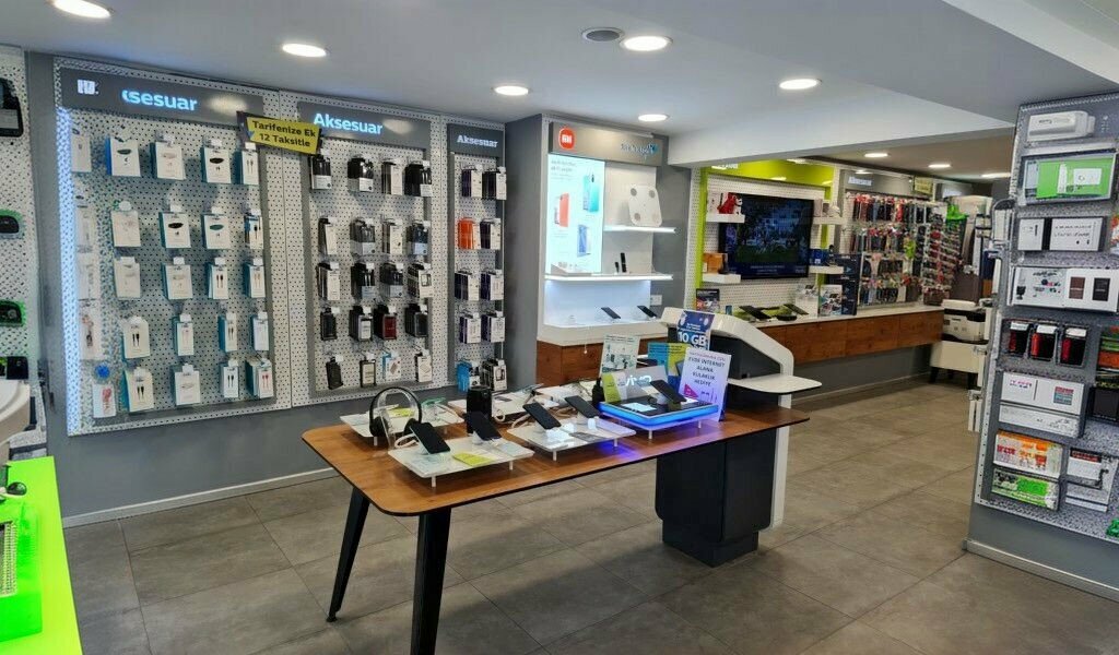 Mobile phone store Turk Telekom, Istanbul, photo