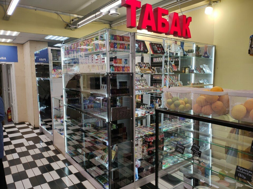 متجر مستلزمات التدخين Табак ، موسكو، صورة