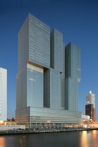 Внешний вид отеля Nhow Rotterdam Hotel в Роттердаме, фото 1