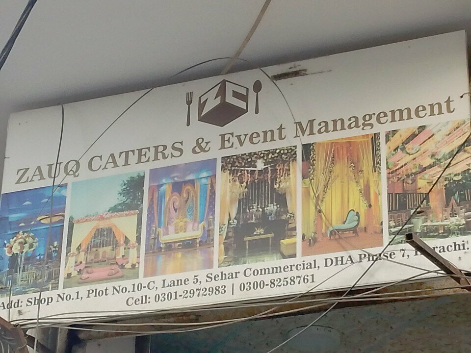Organization of events Zauq caters, Karachi, photo