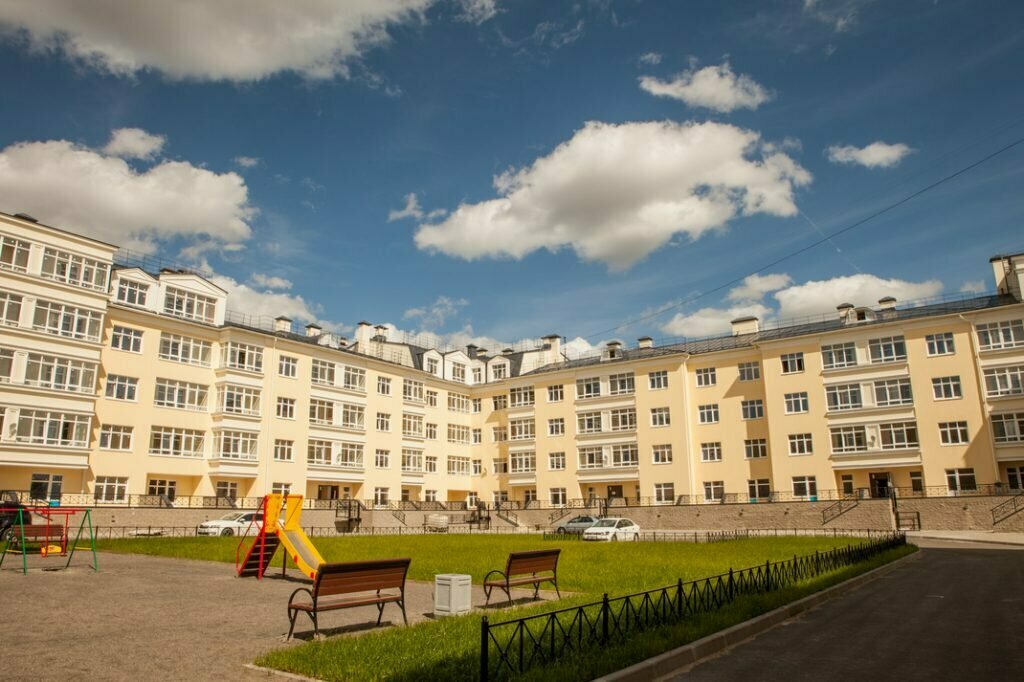 Housing complex Zhiloy kvartal Aleksandrovsky, Ofis prodazh, Pushkin, photo