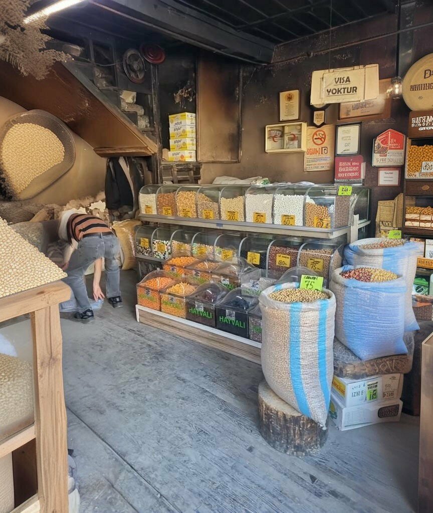 Nuts, snacks, dried fruits Leblebici Hayvali, Corum, photo