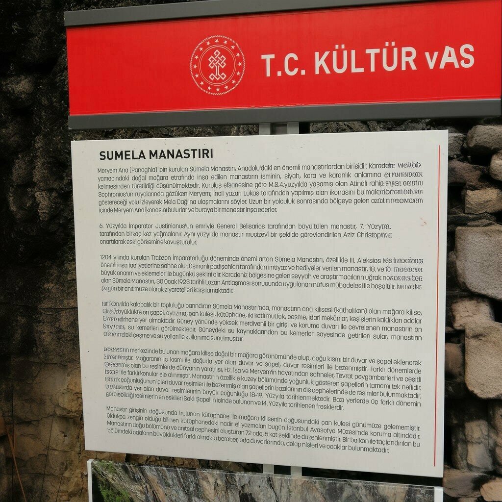 Museum Sumela Monastery, Macka, photo