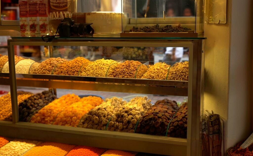 Nuts, snacks, dried fruits Gulbaharat Nuts, Bartin, photo