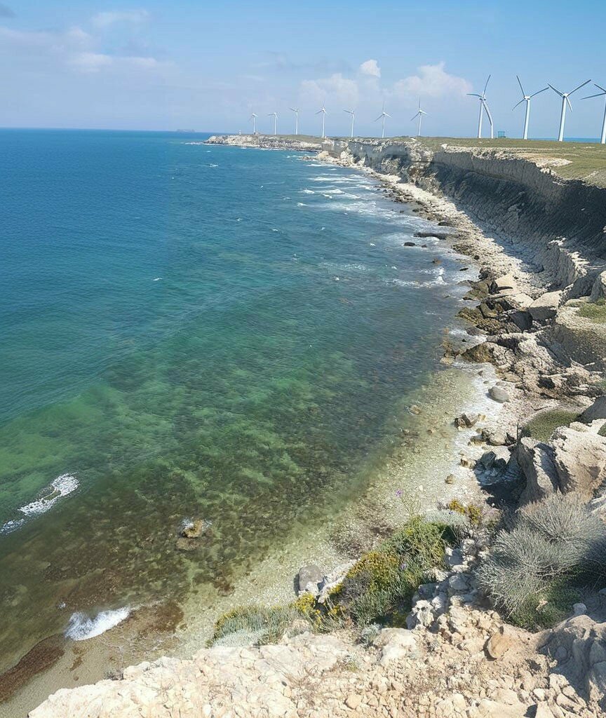 Observation deck Polente Lighthouse, Bozcaada, photo