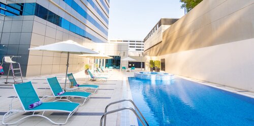 Внешний вид отеля Premier Inn Dubai Al Jaddaf в Дубае, фото 5