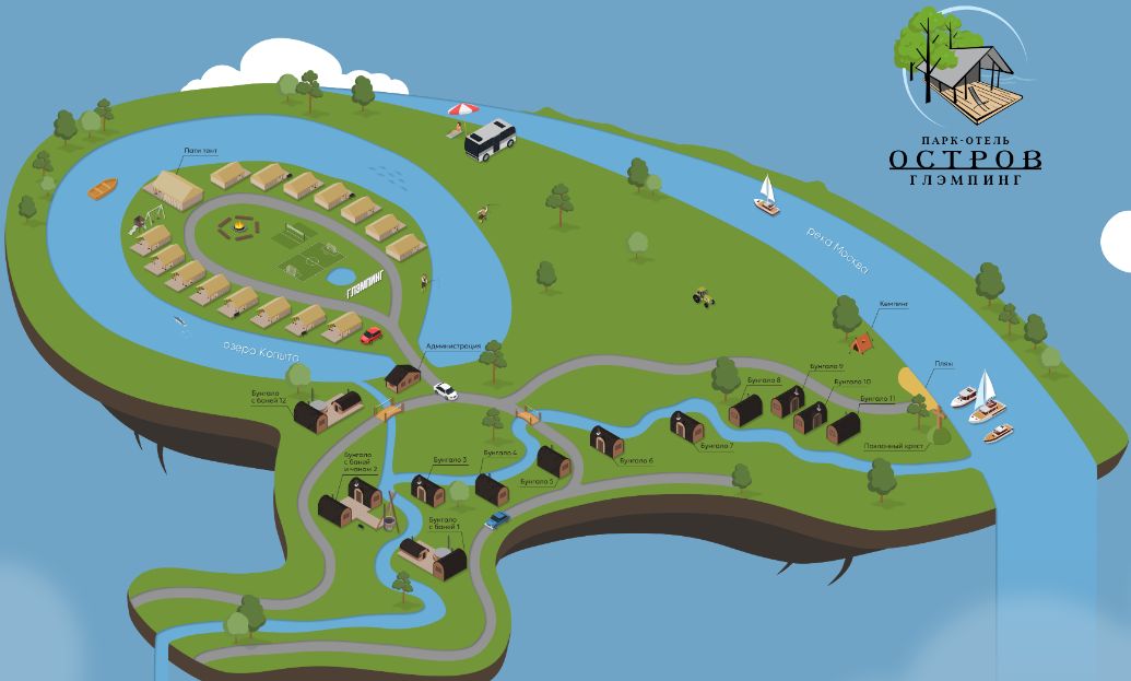 Фото Глэмпинг Остров