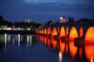 Meric Bridge (Edirne, Edirne Merkez District, Karaağaç Mah., Mecidiye Köprüsü), landmark, attraction