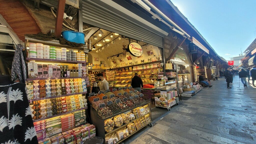 Confectionary Flamingo Turkistan Delight and Spice, Istanbul, photo