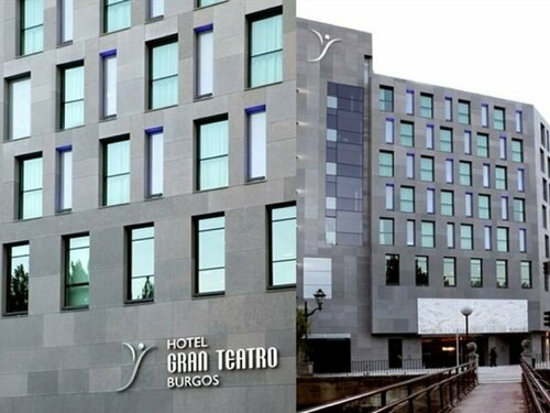 Внешний вид отеля Hotel Silken Gran Teatro Burgos в Бургосе, фото 3