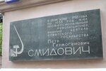 Пётр Гермогенович Смидович (Romanov Lane, 3с7), memorial plaque, foundation stone