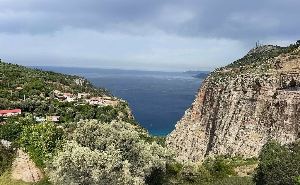 Waterfall Waterfall of the Butterfly Valley, Fethiye, photo