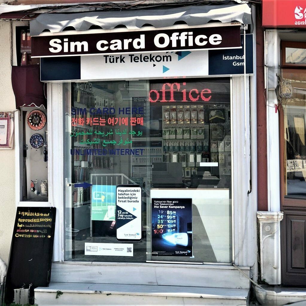 Items for mobile phones Phone Store Sım Card, Istanbul, photo