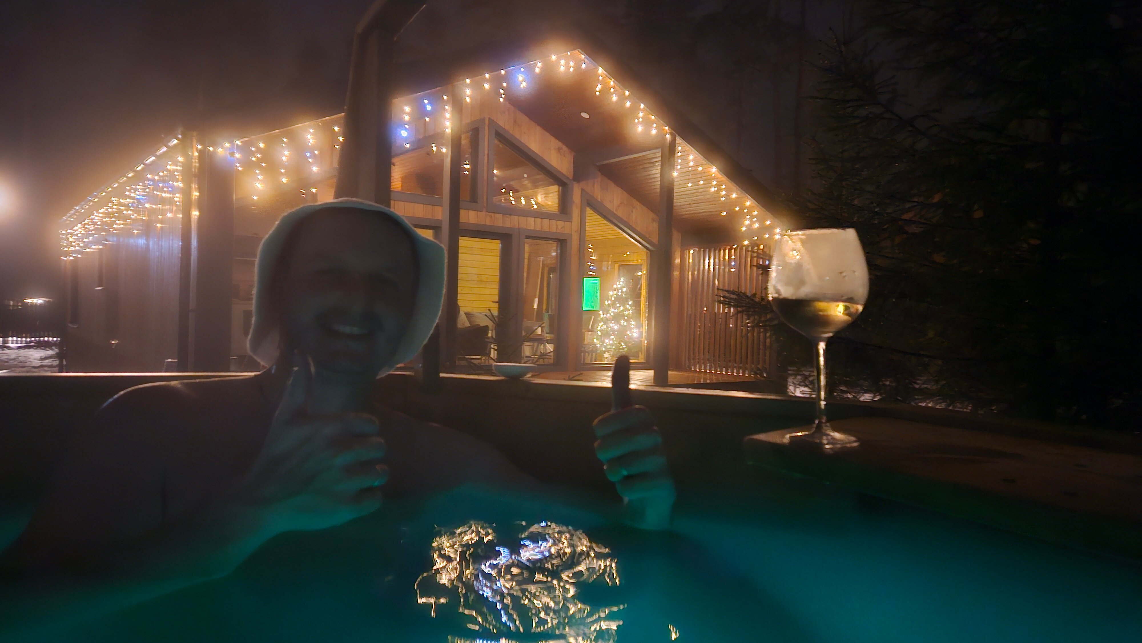 Фото Тепло с баней и чаном