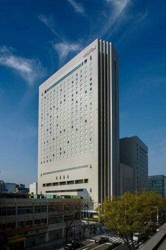 Внешний вид отеля Hilton Nagoya в Нагои, фото 1