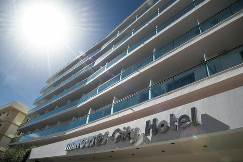 Внешний вид отеля Manousos City Hotel в Муниципальной единице Родосе, фото 4