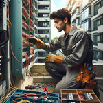 Electrical Installation (ulitsa Lipovy Park, 7), electrical works