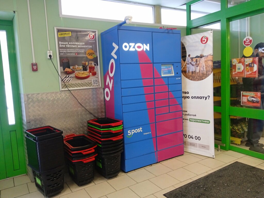 Parcel automat Ozon Box, Zelenograd, photo