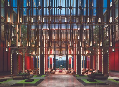 Внешний вид отеля Shangri-La Qufu в Цзинине, фото 2