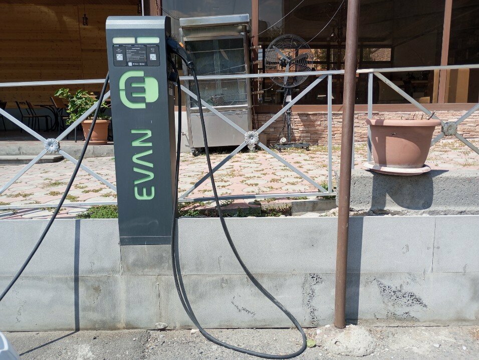 Electric car charging station Evan, Yerevan, photo
