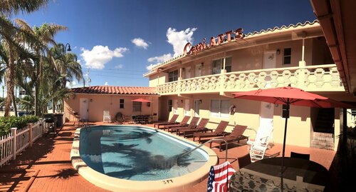 Внешний вид отеля Hollywood Beach Seagull в Голливуде, фото 2