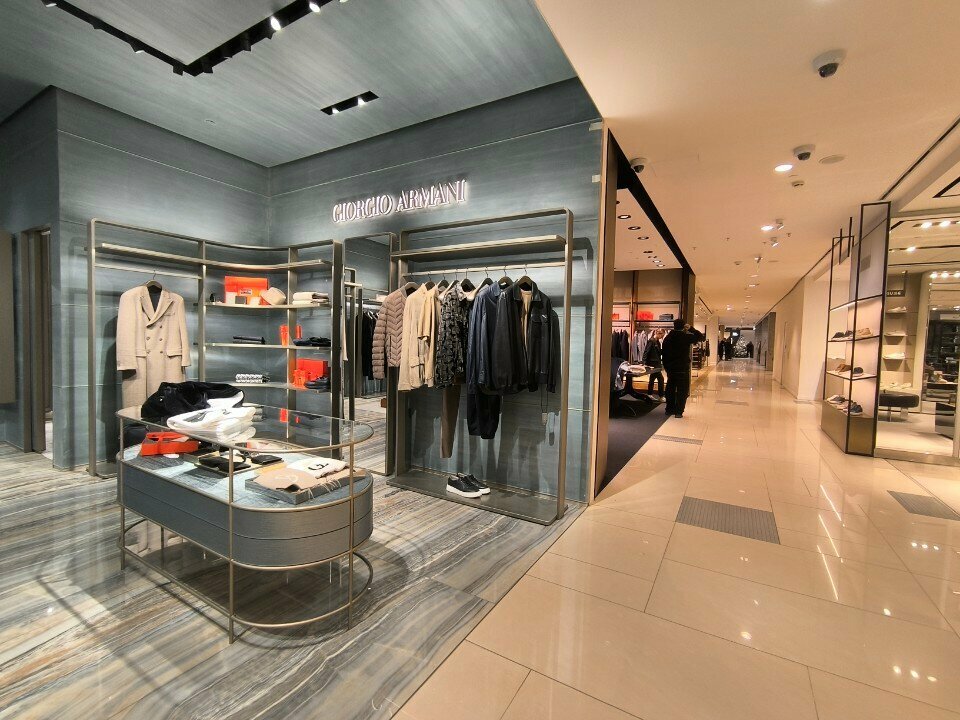 Clothing store Giorgio Armani, Moscow, photo