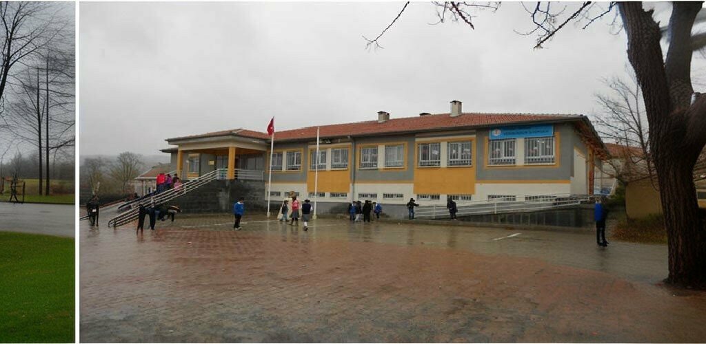 School Yeni Suksun Middle School, Bunyan, photo