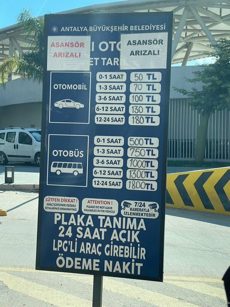 Parking lot Parking lot, Antalya, photo