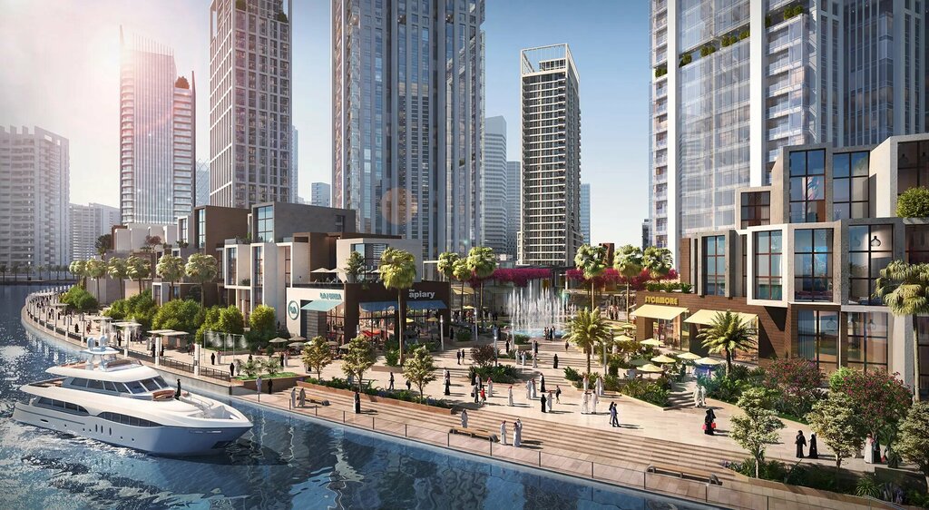 Housing complex Peninsula One, Dubai, photo