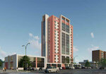 На ПР. Первостроителей (Khabarovsk Territory, Komsomolsk-on-Amur, Pervostroiteley Avenue), complejo residencial