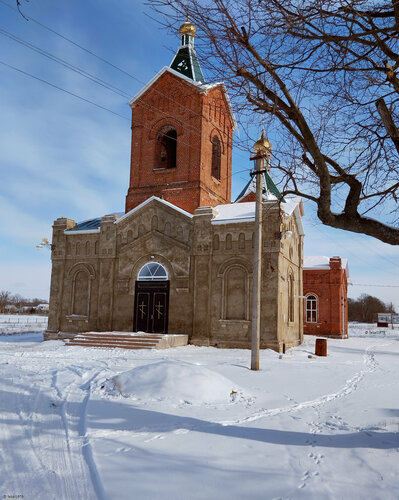 كنيسة أرثوذكسية Ikony Bozhiyey Materi Kazanskaya V Novom Rakitino Church ، مقاطعة ليبيتسك، صورة