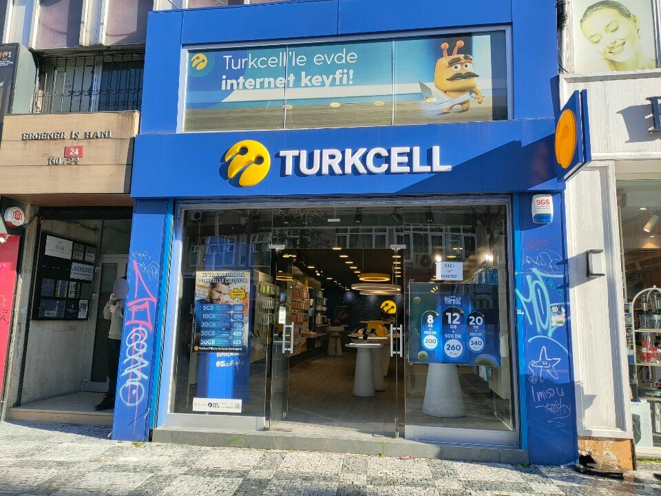 Mobile phone store Turkcell, Istanbul, photo