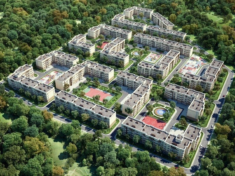 Housing complex ZhK Nakhabino skver, otdel prodazh, Moscow and Moscow Oblast, photo