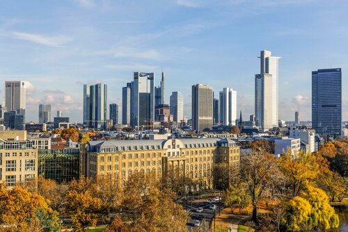 Внешний вид отеля Aparthotel Adagio Frankfurt City Messe в Франкфурте-на-Майне, фото 4