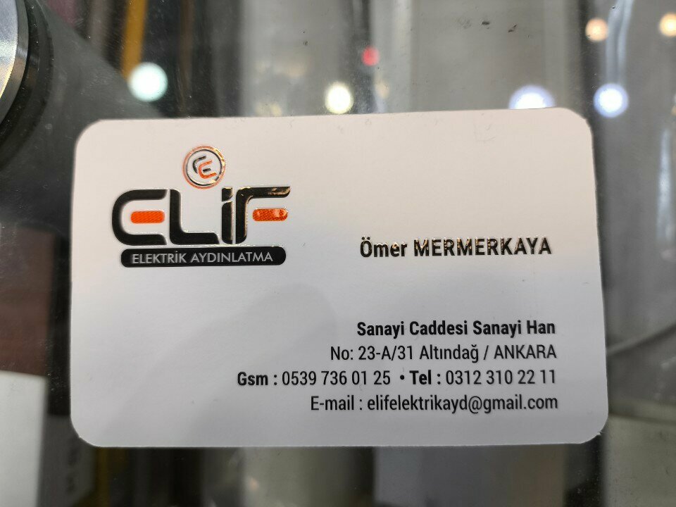 Electrical and wiring accessories Elif Electric Lighting, Ankara, photo