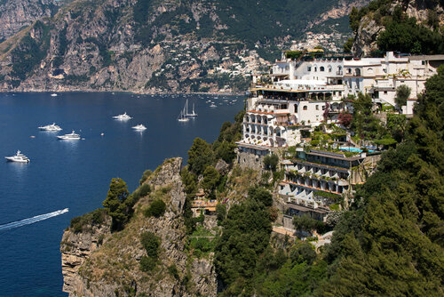 Внешний вид отеля Grand Hotel Tritone в Прайано, фото 2