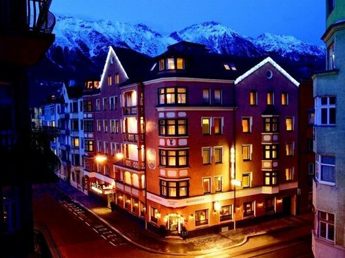 Внешний вид отеля Hotel Leipziger Hof в Инсбруке, фото 1