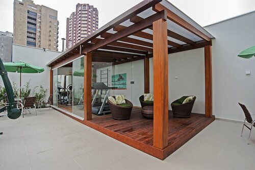 Внешний вид отеля Slim Joinville by Slaviero Hoteis в Жоинвилях, фото 5