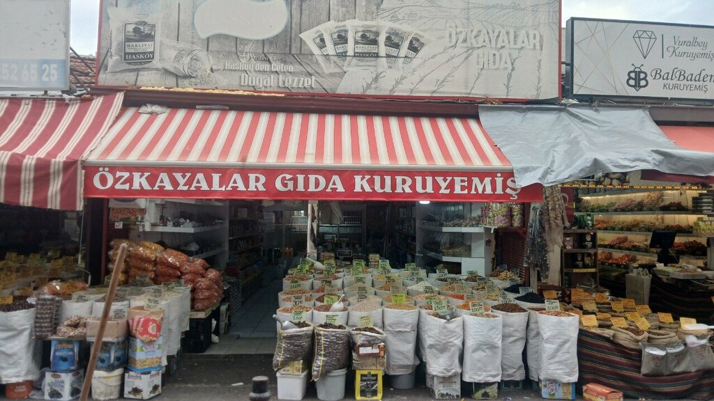 Nuts, snacks, dried fruits Ozkayalar Nuts, Konya, photo