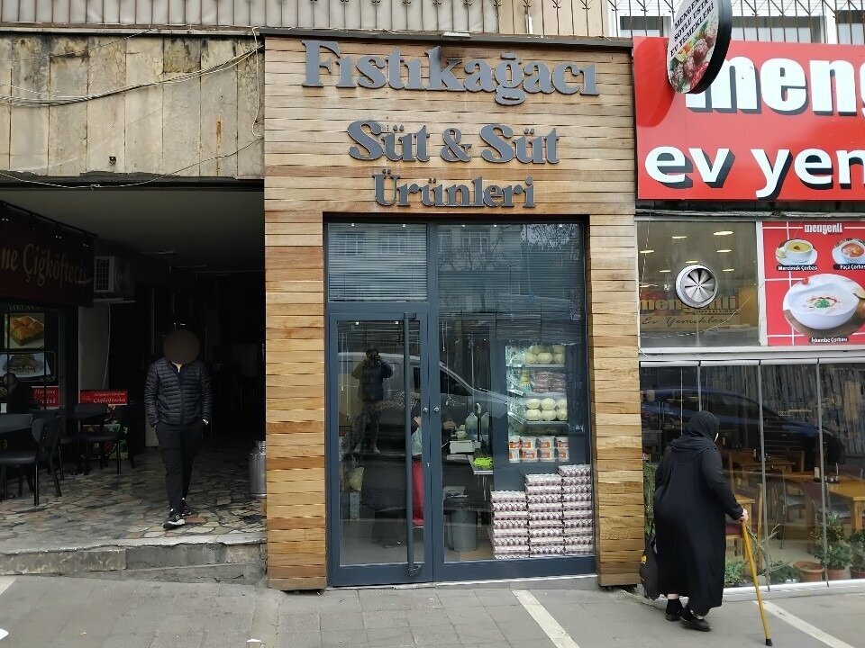 Dairy products shop fistikagaci Milk and Dairy products, Istanbul, photo