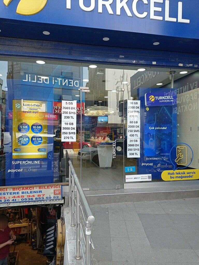 Mobile phone store Turkcell, Istanbul, photo