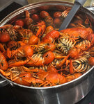 Живые раки (Buninskaya Alleya Street, 7), pescados y mariscos